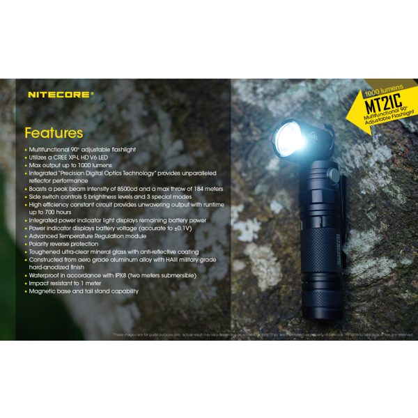 Nitecore MT21C Ficklampa vikbar - Bild 13