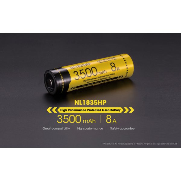 Nitecore NL1835HP Batteri 18650 - Bild 2