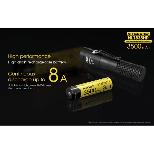 Nitecore NL1835HP Batteri 18650 - Bild 3