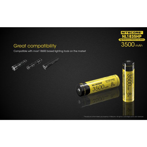 Nitecore NL1835HP Batteri 18650 - Bild 4