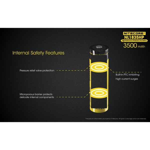 Nitecore NL1835HP Batteri 18650 - Bild 5