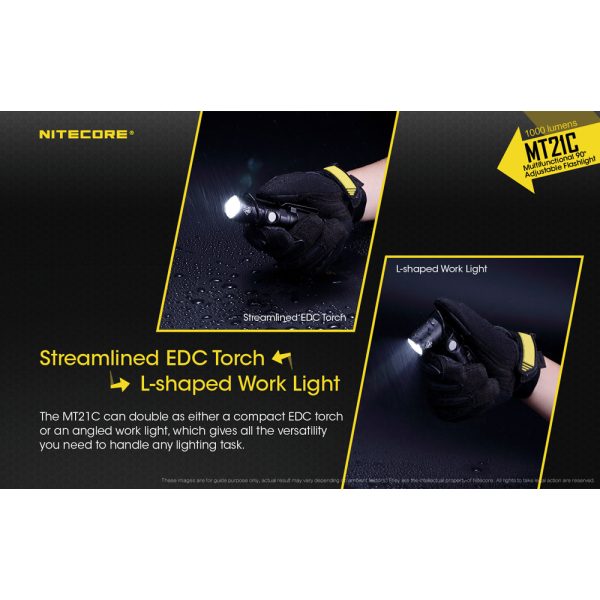 Nitecore MT21C Ficklampa vikbar - Bild 7