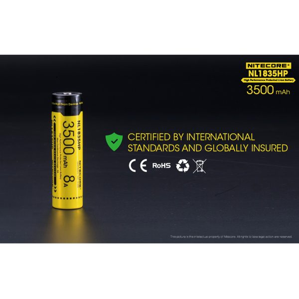 Nitecore NL1835HP Batteri 18650 - Bild 8