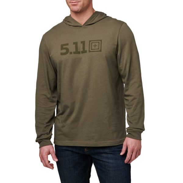 5.11 Hooded Långärmad Tröja Ranger Green