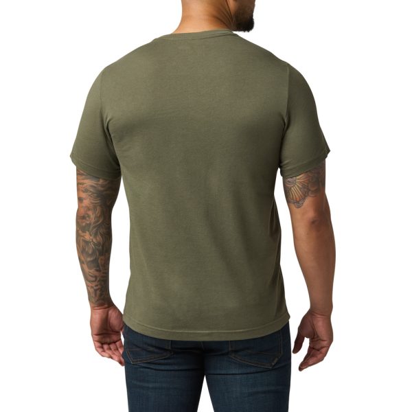 5.11 T-Shirt Camo Fill Sweden Ranger Green - Bild 3